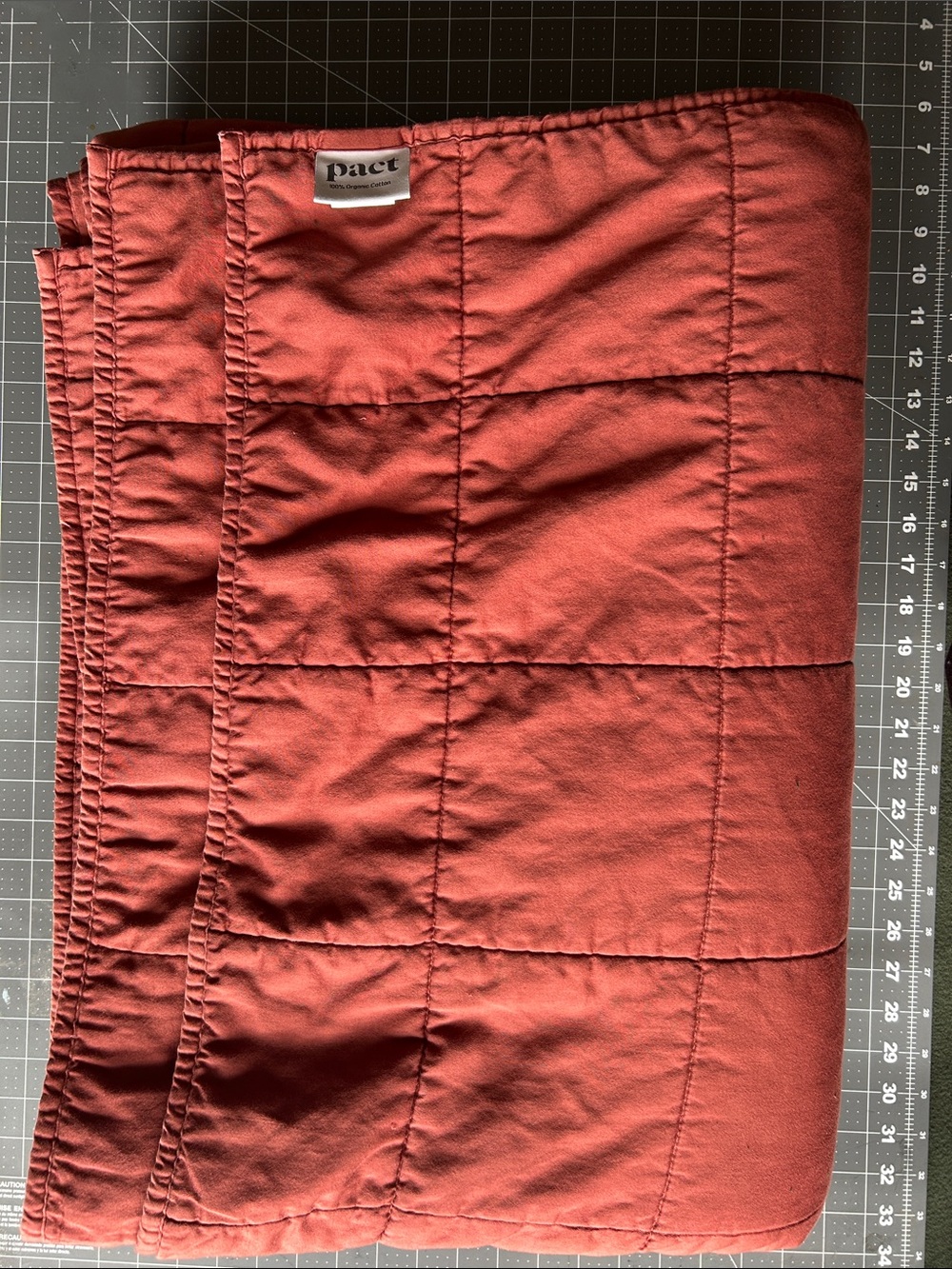 Pact F/Q Organic Quilt in Sienna Like New